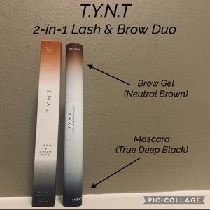TYNT BNIB black lash + brown brow duo